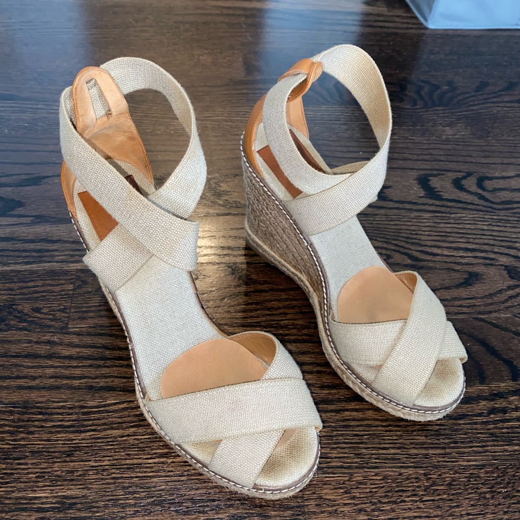 Tory Burch Wedge Espadrille Sandals